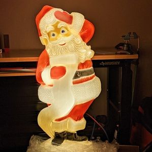Blow Mold Santa Claus